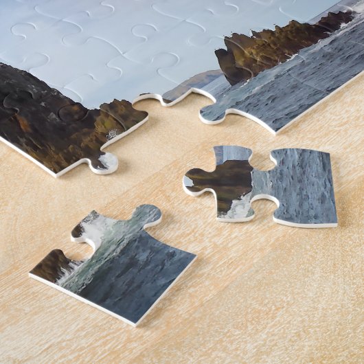 Fasnet Lighthouse "Ireland's Tear Drop" Legpuzzel (Zijkant)