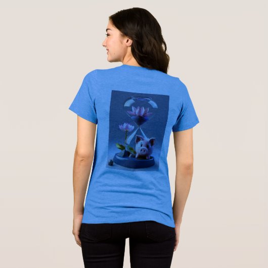 Fassie is een kunst Tri-Blend shirt (Achterkant volledig)