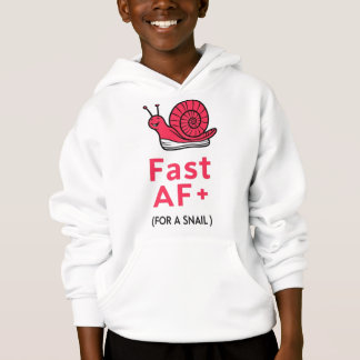"Fast AF: Sneaker-Wearing Snail T-shirt