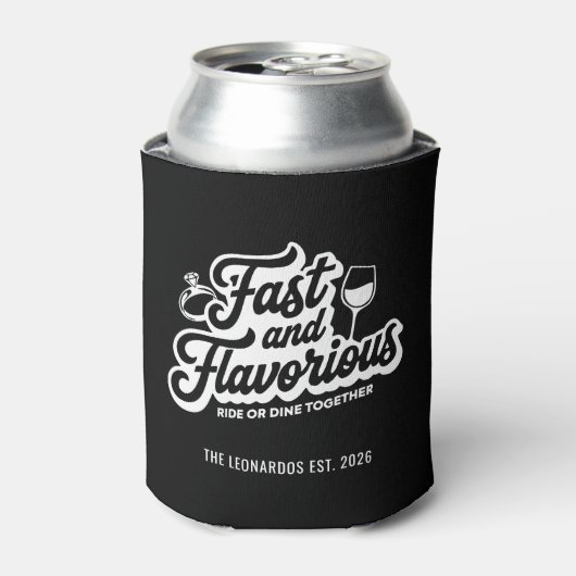 Fast and Flavorious Funny Personalized Can Coolers (Blikje Voorkant)