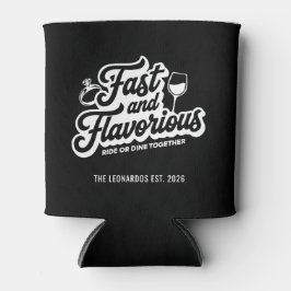 Fast and Flavorious Funny Personalized Can Coolers