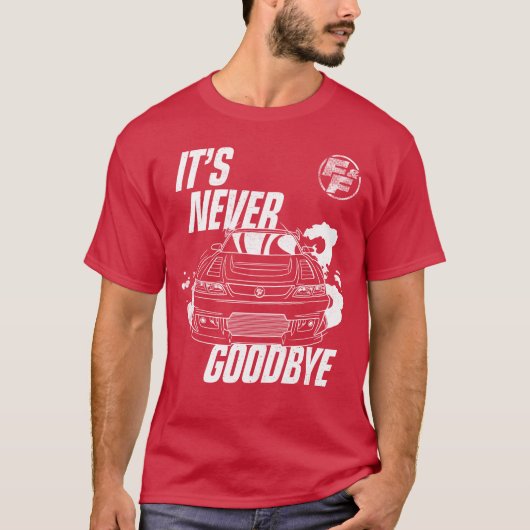 Fast And Furious Its Never Goodbye Sports Car fami T-shirt (Voorkant)