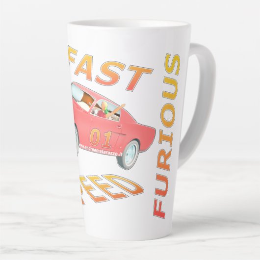 Fast and Speed Furious 01 Latte Mok (Rechterhoek)