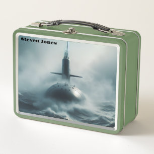 Fast Attack onderzeeër metalen lunchbox