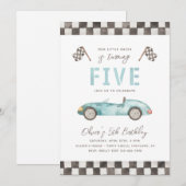 Fast Birthday-uitnodiging | 5e oproep tot racisme Kaart (Voorkant / Achterkant)