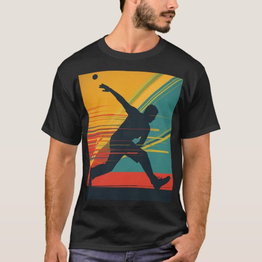 Fast Bowling Fury T20 Cricket T-shirt (Voorkant)