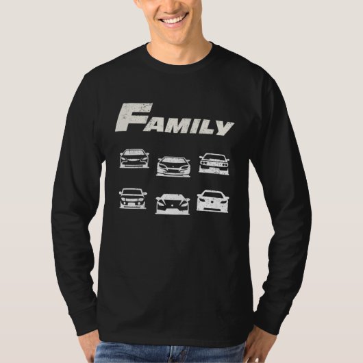 Fast Car Family   1 T-shirt (Voorkant)
