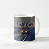 Fast Car Midnight Escape Open Road Mok (Voorkant rechts)