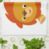 Fast Cute Cartoon Lion Kitchen Towel Theedoek (Gevouwen)