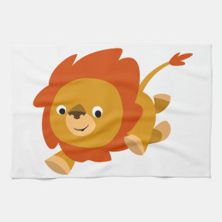 Fast Cute Cartoon Lion Kitchen Towel Theedoek