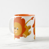 Fast Cute Cartoon Lion Mok (Voorkant links)