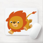 Fast Cute Cartoon Lion Mousepad Muismat (Met muis)