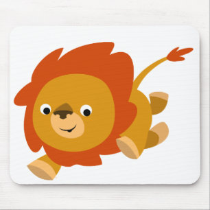 Fast Cute Cartoon Lion Mousepad Muismat