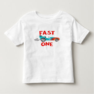 FAST ÉÉN racewagen draaien 1 Kinder Shirts