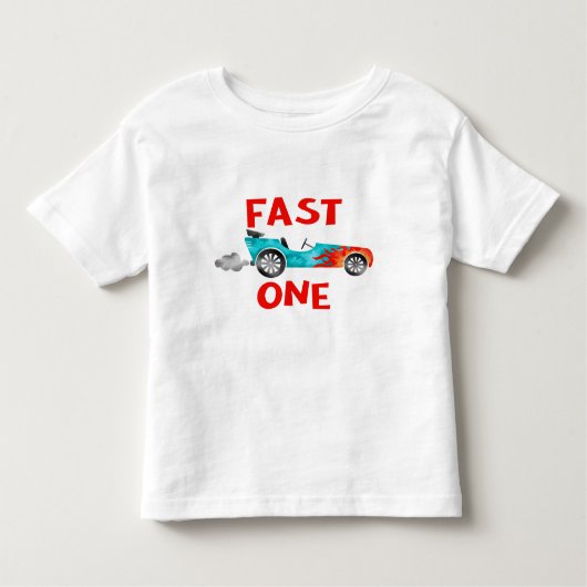 FAST ÉÉN racewagen draaien 1 Kinder Shirts (Voorkant)