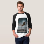 Fast en accuraat ontwerp van pijltje bij de vlucht t-shirt (Voorkant volledig)