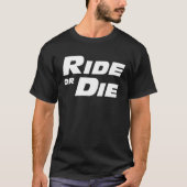 FAST EN FURIOUS RIDE OF DIE Paul Walker Family Mo T-shirt (Voorkant)
