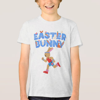 Fast & Fierce Runner Bunny Kinder Unisex Tri-Blend Shirt