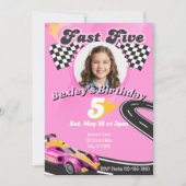 Fast Five, Picture Pink Racing 5e verjaardag Kaart (Voorkant)