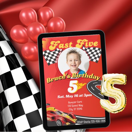 Fast Five, Picture Racing 5e verjaardag Kaart