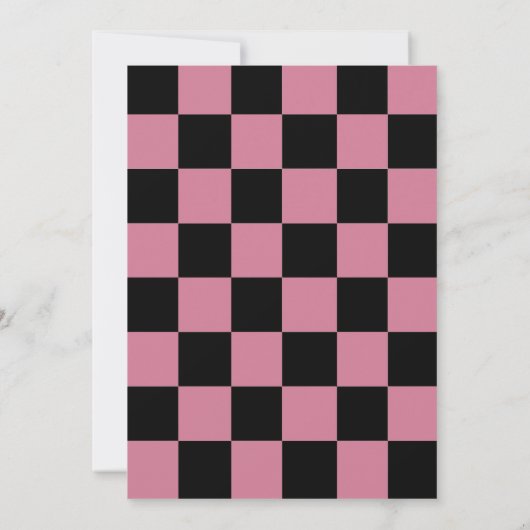 Fast & Five Race Car Gir 5e verjaardagsfeest Kaart (Achterkant)