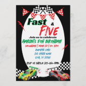 Fast & Five, Racing 5e Verjaardag Kaart (Voorkant)