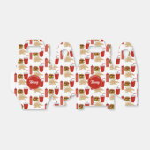 Fast Food Burger Fries Patroon Verjaardag Bedankdoosjes (Uitgevouwen)