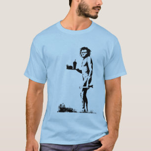 Fast Food Caveman T-shirt