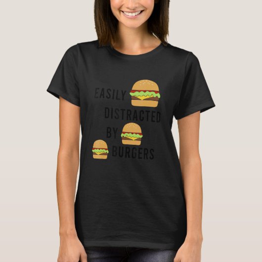 Fast Food Chef Quote Burger Eating T-shirt (Voorkant)