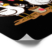 Fast Food Chicken Wings Funny Deep Fried Chicken S Poster (Hoek)