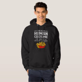 Fast Food Costume Foodie Tasty Chicken Nugget Hoodie (Voorkant volledig)