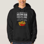 Fast Food Costume Foodie Tasty Chicken Nugget Hoodie (Voorkant)