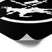 Fast Food Deer Funny Elk Buck Bow Hunting Humor Hu Poster (Hoek)