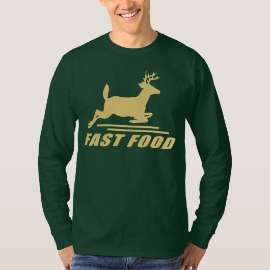 Fast Food Deer T-shirt (Voorkant)