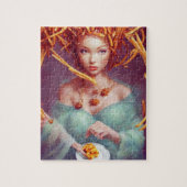 Fast Food Fantasy Goddess Jigzaag Puzzle Legpuzzel (Verticaal)