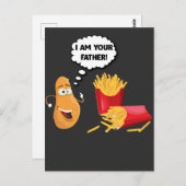 Fast Food Festival Sarcastic Humor Fries Potato Briefkaart (Voorkant / Achterkant)