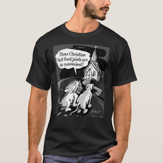 Fast Food for Lions - T-shirt (Voorkant)