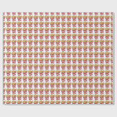 Fast Food French Fries Fried Potato Chips Fry Cadeaupapier (Vlak)