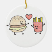 Fast Food Friends Ornament (Voorkant)