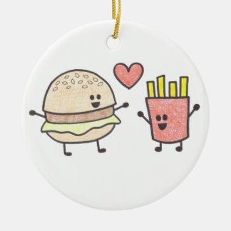 Fast Food Friends Ornament