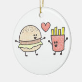 Fast Food Friends Ornament (Links)