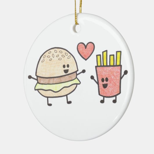 Fast Food Friends Ornament (Links)