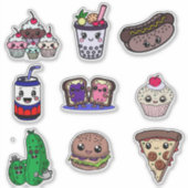 Fast Food Fun & Sweet Treat Stickers for Kids (Voorkant)