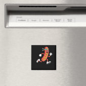 Fast Food Funny Pun Working Out Running Jogging Gy Magneet (Insitu (Vaatwasser))