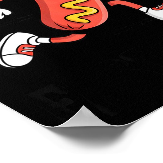 Fast Food Funny Pun Working Out Running Jogging Gy Poster (Hoek)