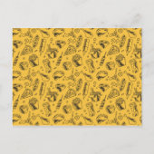 Fast Food Hamburger Fries Hot Dog Chicken Pattern Briefkaart (Voorkant)