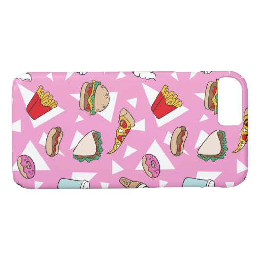 Fast Food Hoesje-Mate iPhone Case (Achterkant (Horizontaal))