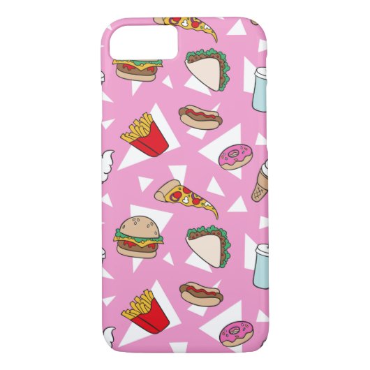 Fast Food Hoesje-Mate iPhone Case (Achterkant)