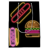 Fast Food Hot Dogs en Hamburger Medium Cadeauzakje (Achterkant)