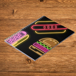 Fast Food Hot Dogs en Hamburger Notitieboek